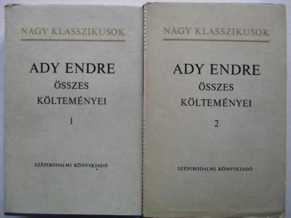 Ady Endre �sszes k�ltem�nyei I-II.