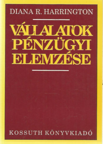 Vllalatok pnzgyi elemzse