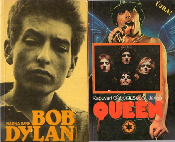 4 db zenei knyv - 1. Queen, 2. Bob Dylan, 3. Rock sztori, 4. Knnyzenei lexikon