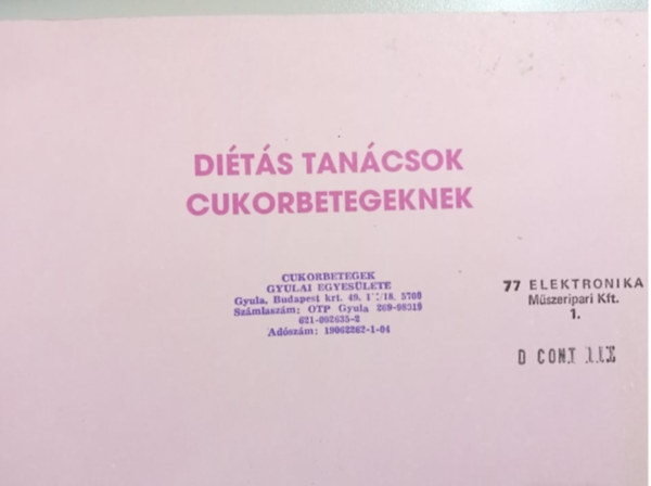 Dits tancsok cukorbetegeknek