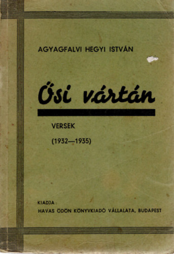 si vrtn -versek ( 1932-1935 )