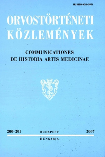 Orvostrtneti kzlemnyek 200-201, 2007