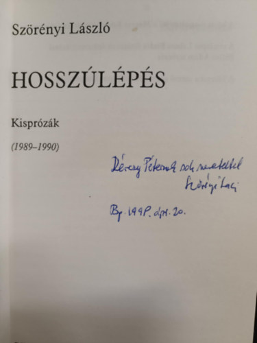 Hossz�l�p�s - Kispr�z�k