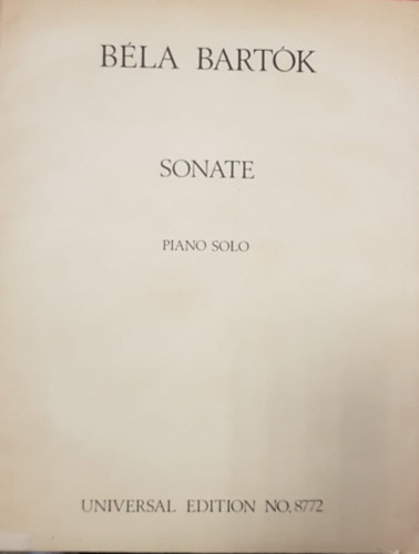 B�la Bart�k - Sonate Piano Solo