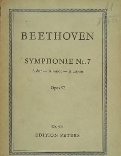 Beethoven Symphonie Nr. 7 A dur