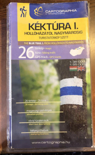 K�kt�ra I. turistat�rk�p szett - Holl�h�z�t�l Nagymarosig