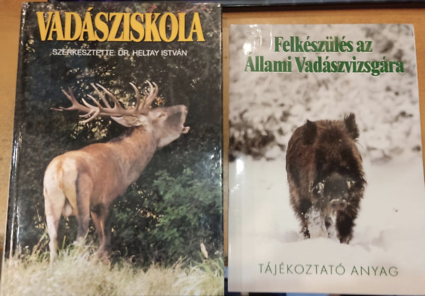 Vadsziskola + Felkszls az llami Vadszvizsgra (Tjkoztat anyag)(2 ktet)