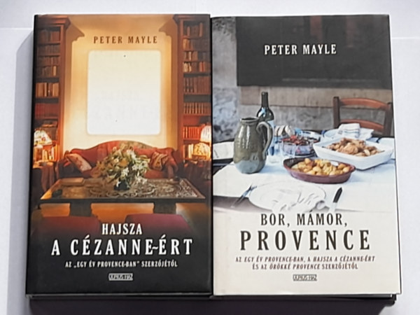 Bor, m�mor, Provence + Hajsza a C�zanne-�rt  ( 2db Peter Mayle m� )
