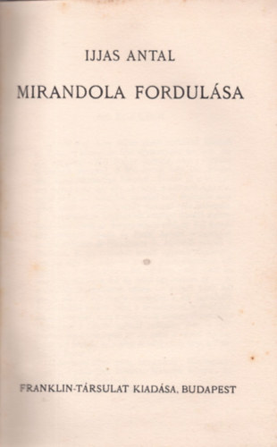 Mirandola fordulsa