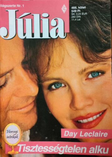 J�lia 466. k�tet - Tisztess�gtelen alku