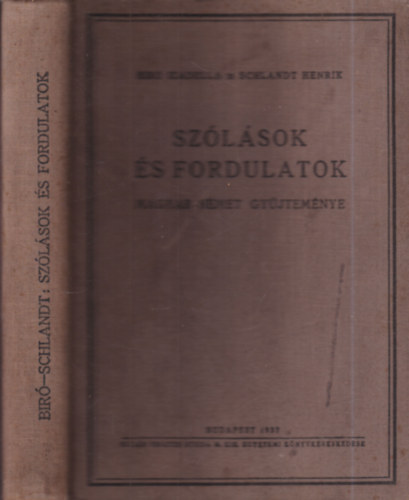 Szlsok s fordulatok magyar-nmet gyjtemnye