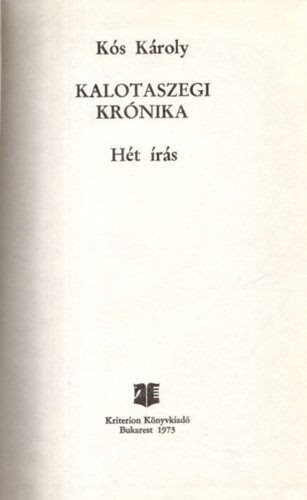 Kalotaszegi krnika