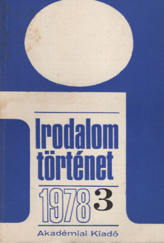 Irodalomt�rt�net 1978/3