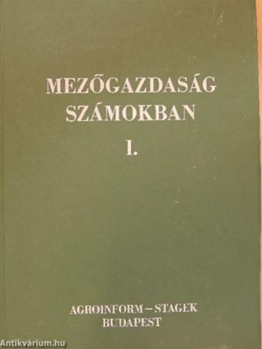 Mezgazdasg szmokban I.
