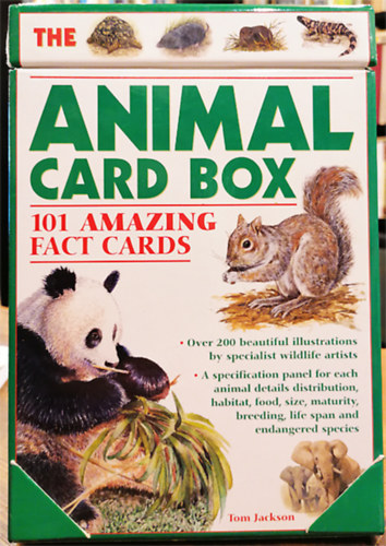 Tom Jackson - The Animal Card Box - 101 Amazing Fact Cards
