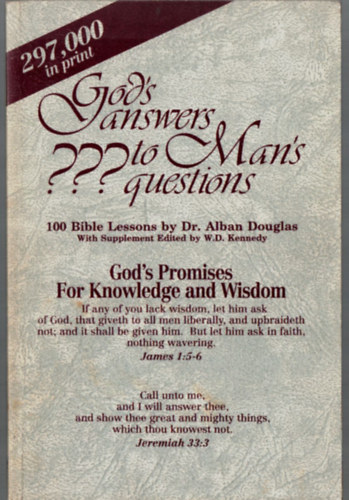 God's answers???to Man's questions. - 100 Bible Lessons.