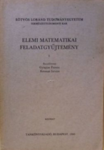 Elemi Matematikai Feladatgyjtemny I.