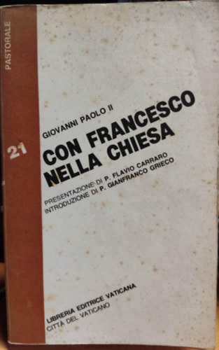 Con Francesco nella Chiesa (Pastorale) Libreria Editrice Vaticana 21