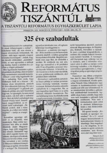 Reformtus Tiszntl 2001. vfolyam (teljes)