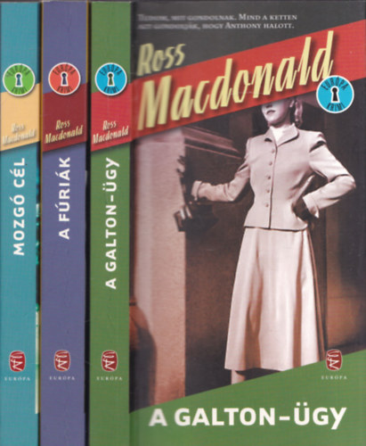 3 db Ross Macdonald krimi: A Galton-gy + A frik + Mozg cl
