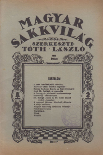 Magyar Sakkvilg 1944 prilis