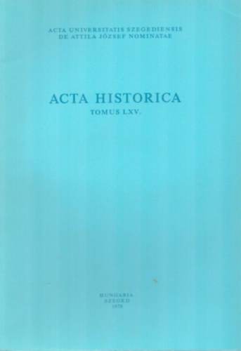 Acta historica tomus LXV.-A katolikus falusi kisiskolai oktats helyzete Magyarorszgon a XIX. szzad els felben