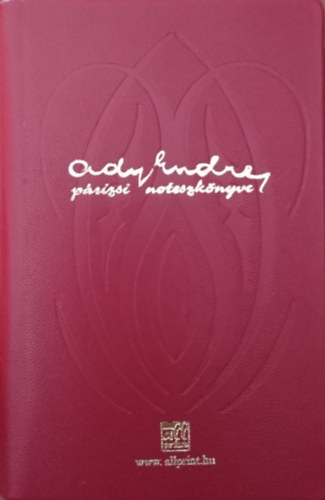 Ady Endre prizsi noteszknyve