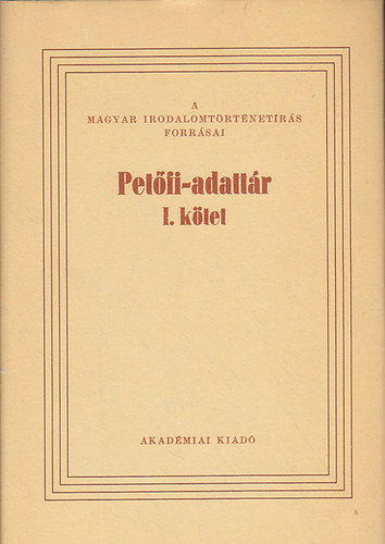 Pet�fi-adatt�r I.