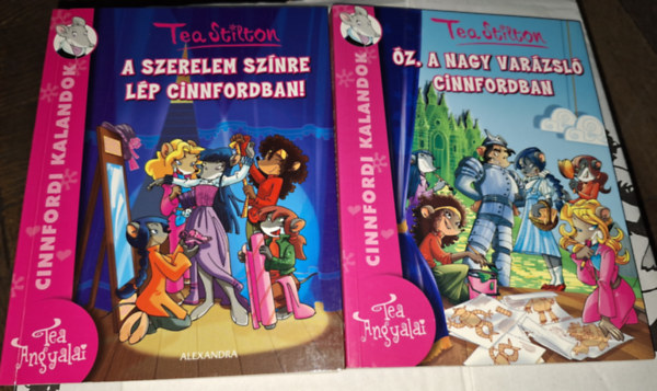 A szerelem sz�nre l�p Cinnfordban! + �z, a nagy var�zsl� Cinnfordban ( 2 darab k�nyv egy�tt )
