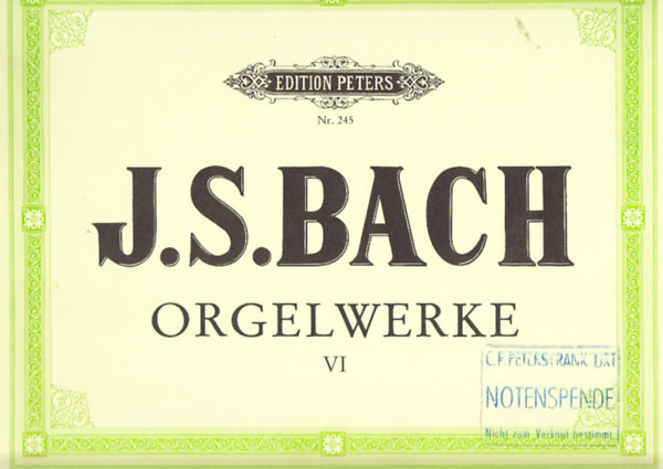 Orgelwerke VI.