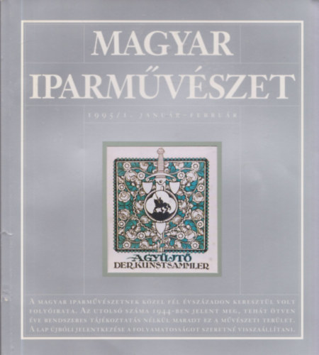 Magyar Iparmvszet 1995/I. janur-februr