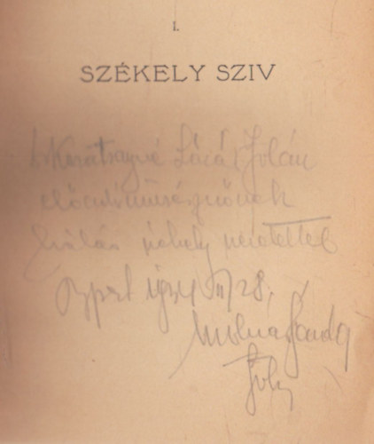 Szkely szv ( versek )