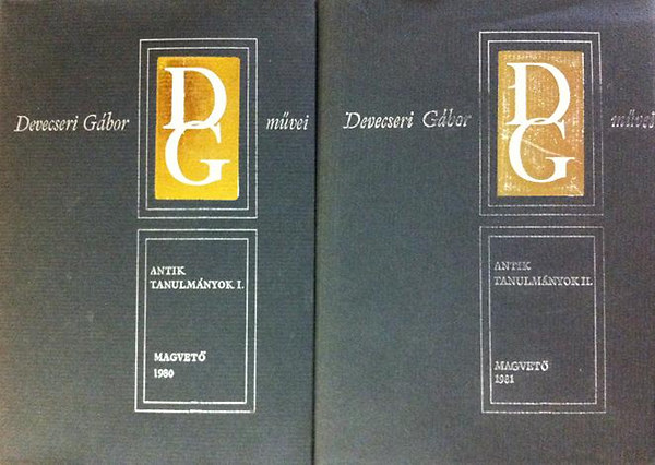 Antik tanulm�nyok I-II.