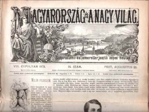 Magyarorszg s a nagy vilg VIII. vfolyam 1872. 34. szm