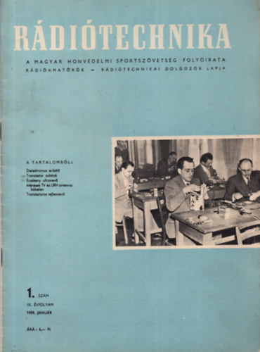 R�di�technika 1959. IX. �vfolyam (teljes, sz�monk�nt)