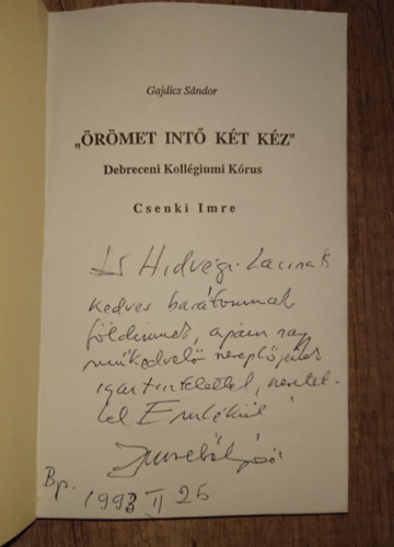 "rmet int kt kz" - Csenki Imre (DEDIKLT!)