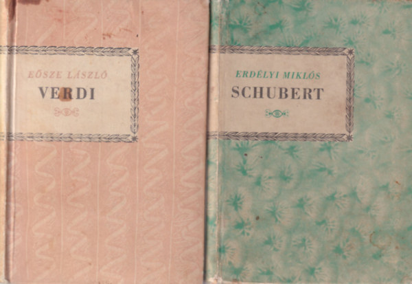 2 db Kis Zenei Knyvtr sorozat : Schubert (26.) + Verdi (20.)