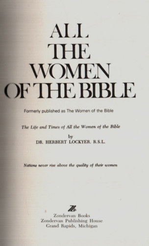 All the Women of the Bible.
