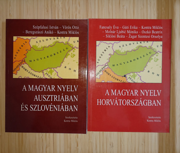2 k�nyv a kisebbs�gi magyar nyelvhaszn�latr�l: A magyar nyelv Ausztri�ban �s Szlov�ni�ban, A magyar nyelv Horv�torsz�gban