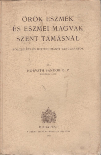 rk eszmk s eszmei magvak Szent Tamsnl