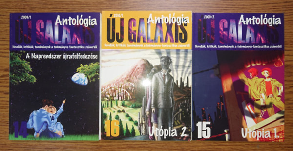3 szz�m az �j Galaxis Antol�gi�b�l: 2009/1, 2009/2, 2010/1