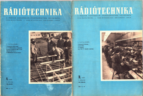 Rditechnika 1960. 1.-12. (teljes vfolyam szmonknt)