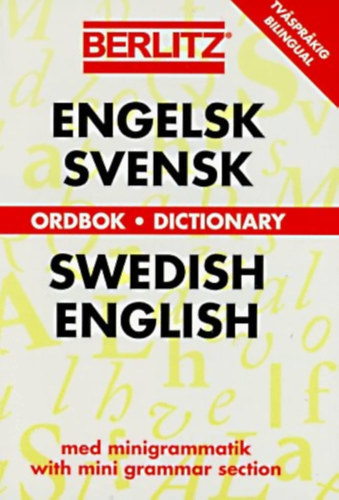 Engelsk-Svensk Ordbok / Swedish-English Dictionary (angol-svd / svd-angol sztr)