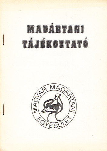 Madrtani tjkoztat 1986. prilis-szeptember