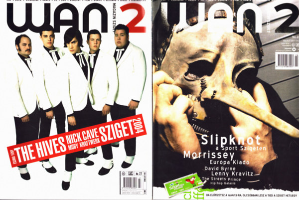 Wan2 magazin 3 db: 24. (2004. jnius), 26. (2004. augusztus), 27. (2004. szeptember)