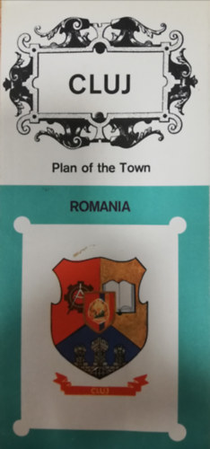 Cluj Plan of the Town (Romania)