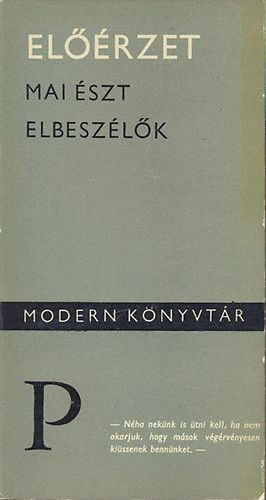 El��rzet (Mai �szt elbesz�l�k)