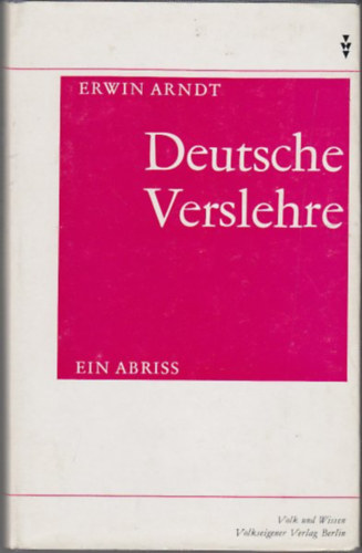 Erwin Arndt - Deutsche Verslehre