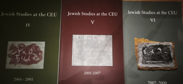 3db Jewish Studies at the CEU - Jewish Studies at the CEU IV-V-VI. rész