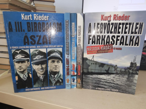 5db trtnelmi ktet, KNYVMENT AJNLAT: A III. birodalom szai+ Az elrabolt csodafegyverek+ Magyar fejlesztsek a II. vilghborban+ A legyzhetetlen tigris pnclos+ A legyzhetetlen farkasfalka
